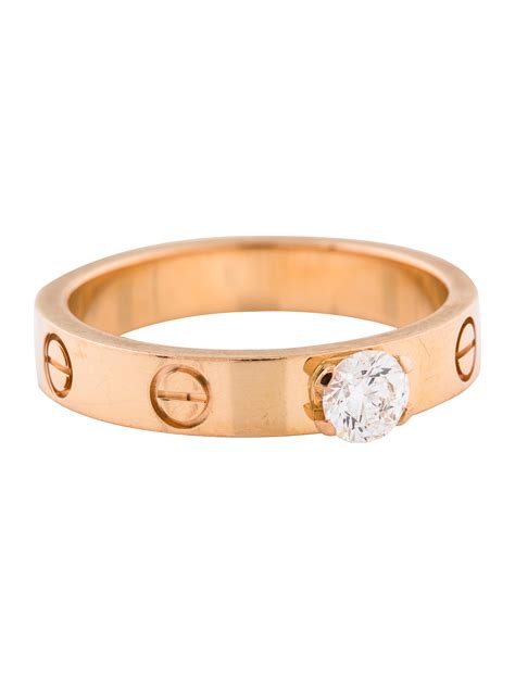 cartier love ring with engagement ring|cartier love engagement ring price.